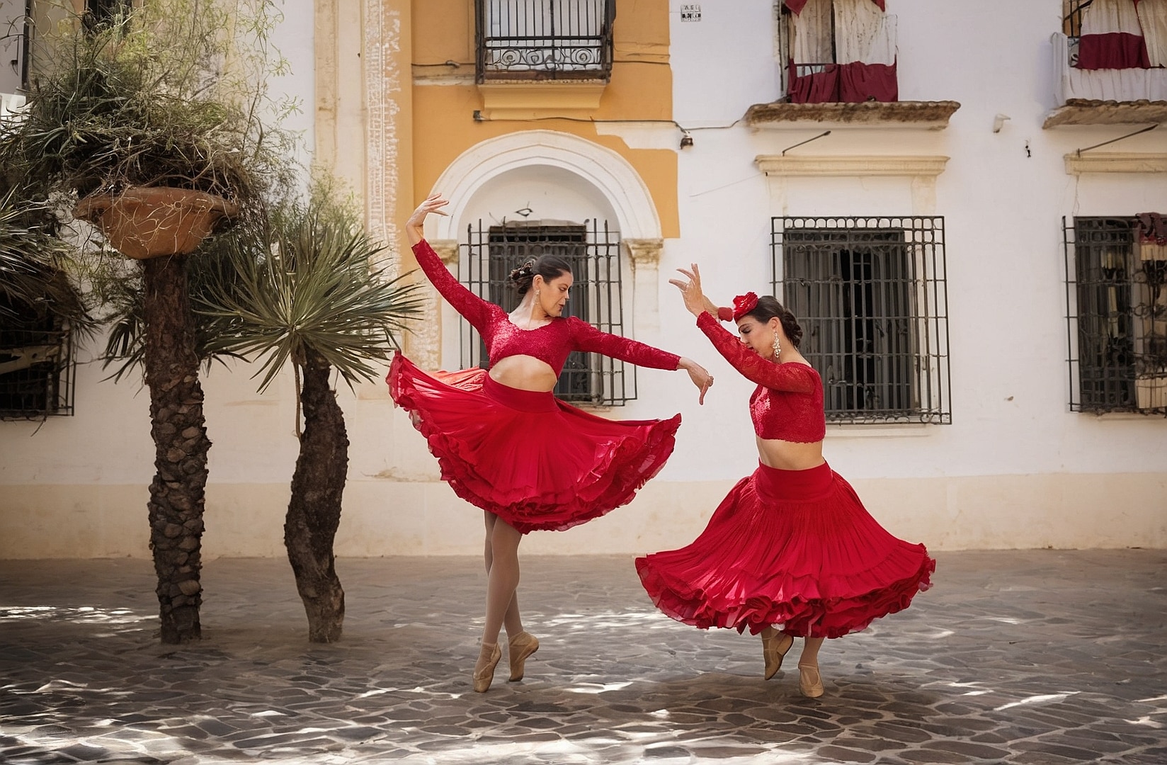 Ambiente acogedor para el flamenco.